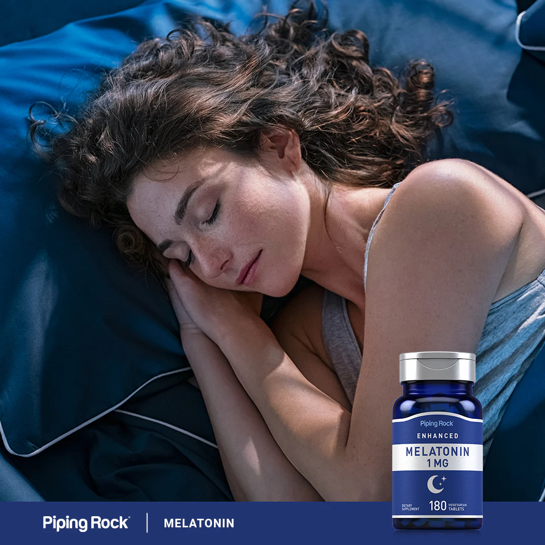 Melatonin, 1 mg, 180 Tablets, 2  Bottles - Image 7