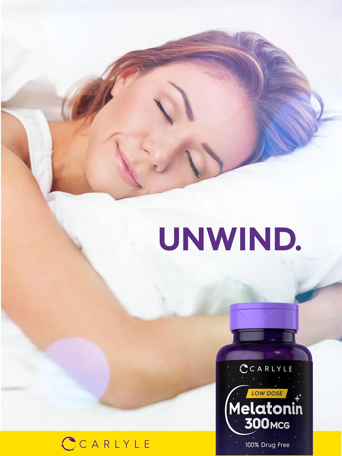 Melatonin, 300 mcg, 365 Tablets - Image 6