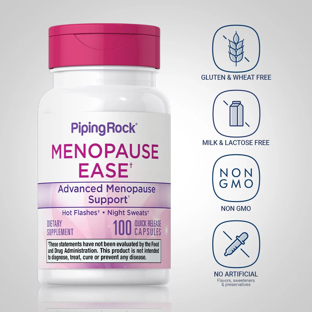 Menopause Ease, 100 Quick Release Capsules, 2  Bottles - Image 4
