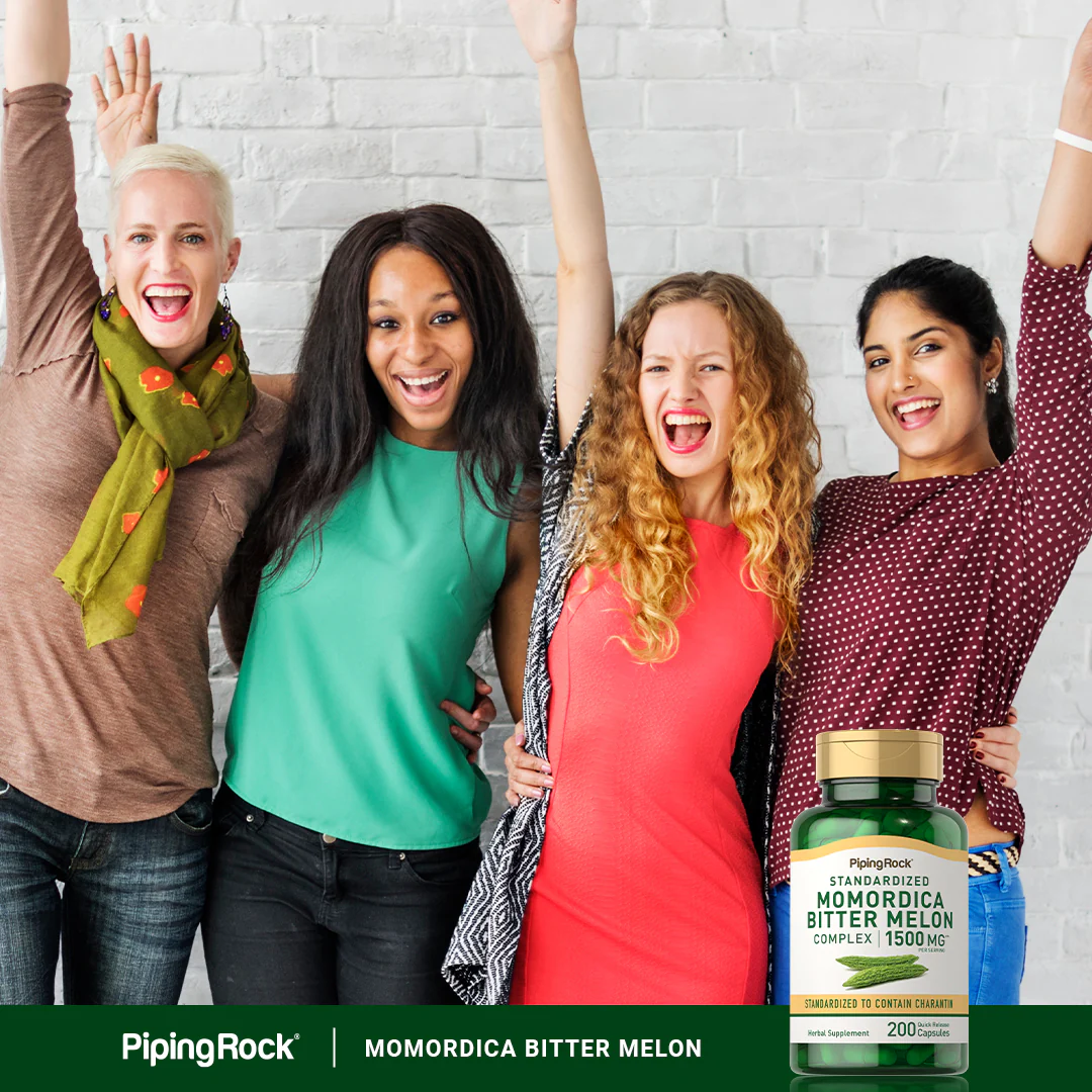 Momordica Bitter Melon, 1500 mg (per serving), 200 Quick Release Capsules, 2  Bottles - Image 7