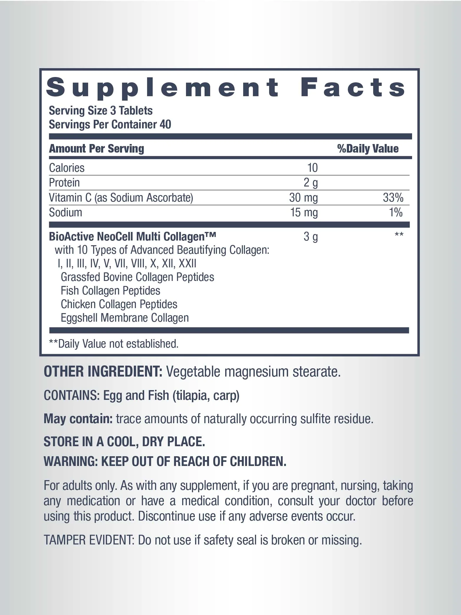 Multi Collagen Advanced Beauty Series, 120 Caplets - Image 3