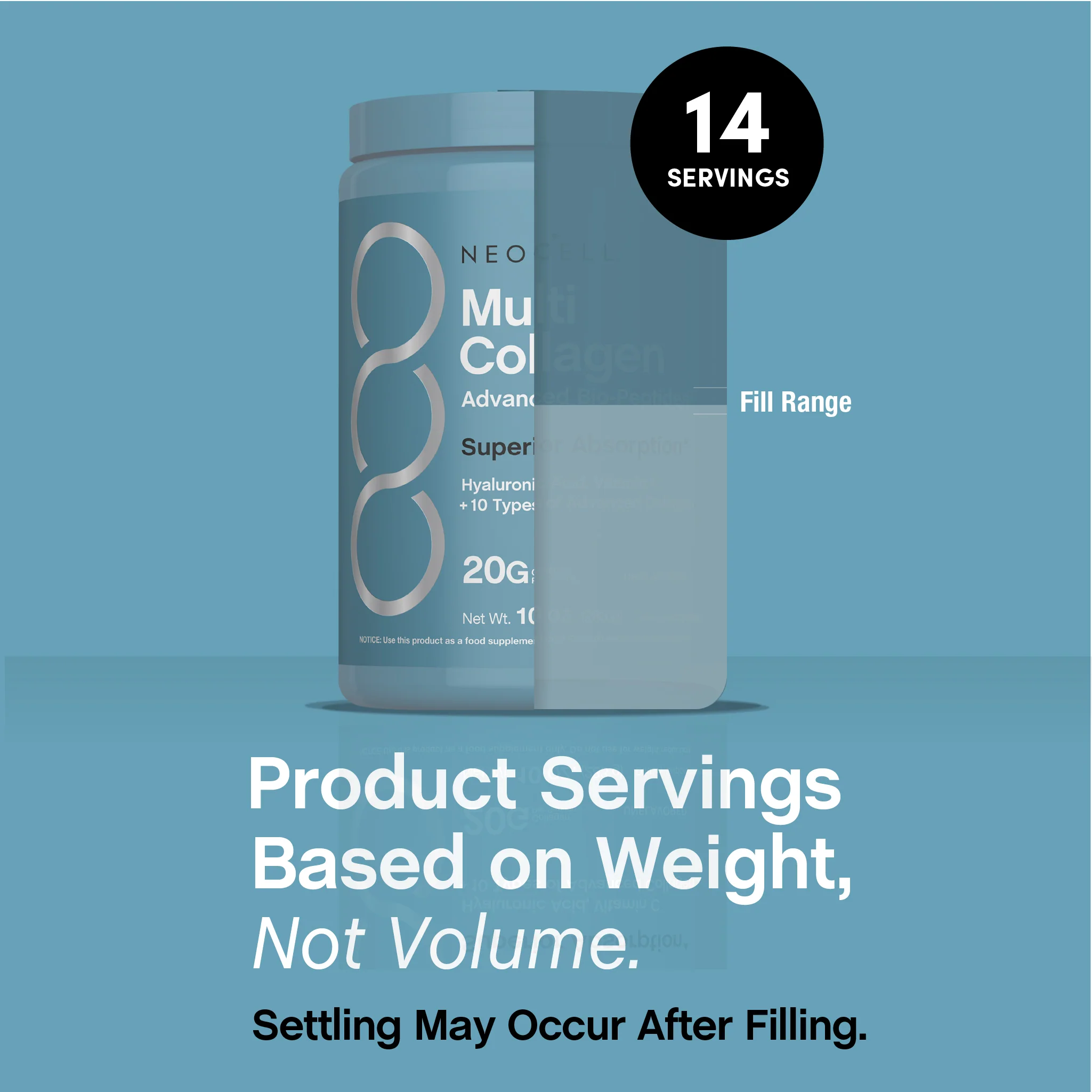 Multi Collagen Advanced Bio-Peptides, 10 oz (283 g) Powder - Image 10