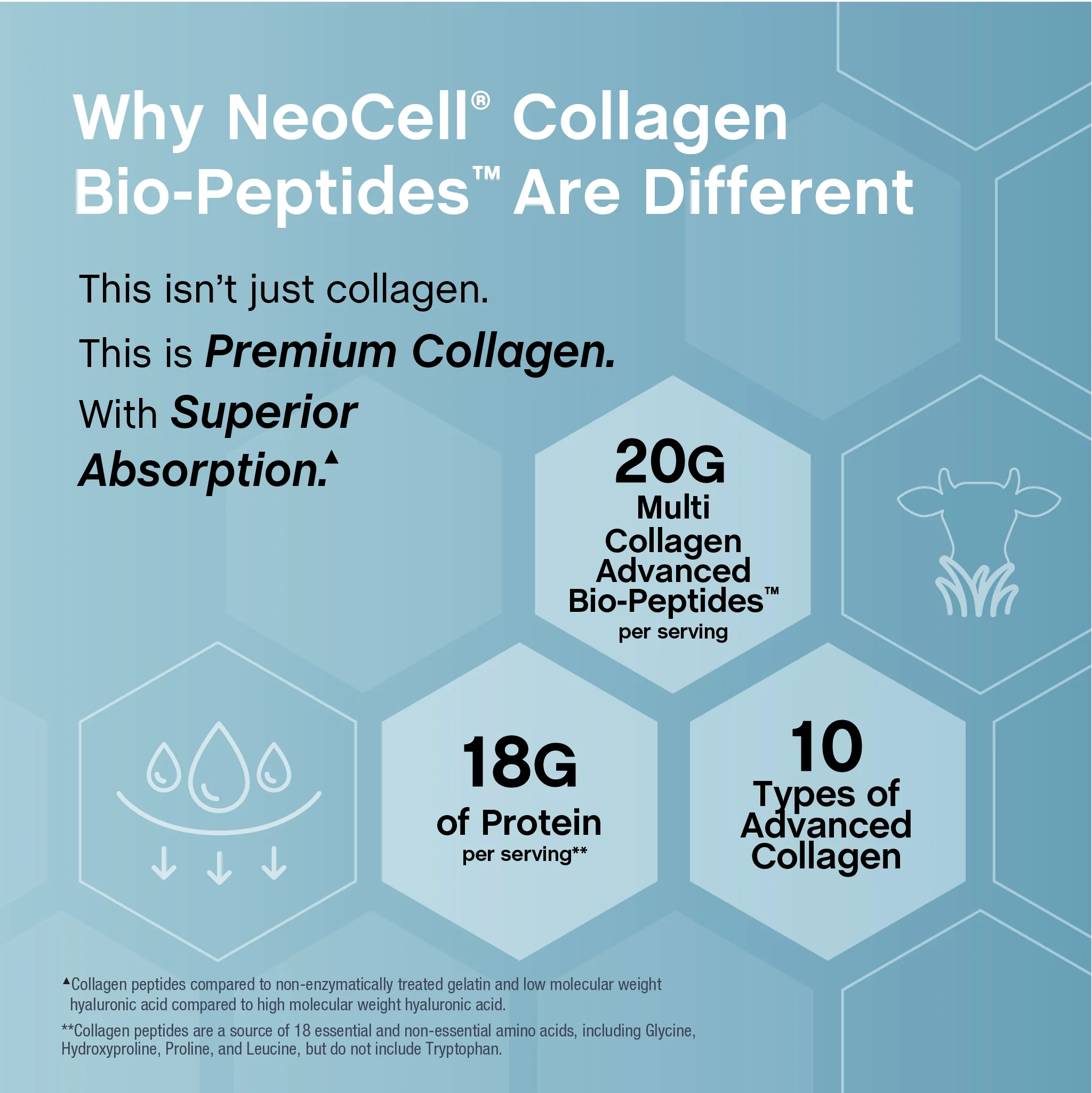 Multi Collagen Advanced Bio-Peptides, 10 oz (283 g) Powder - Image 7