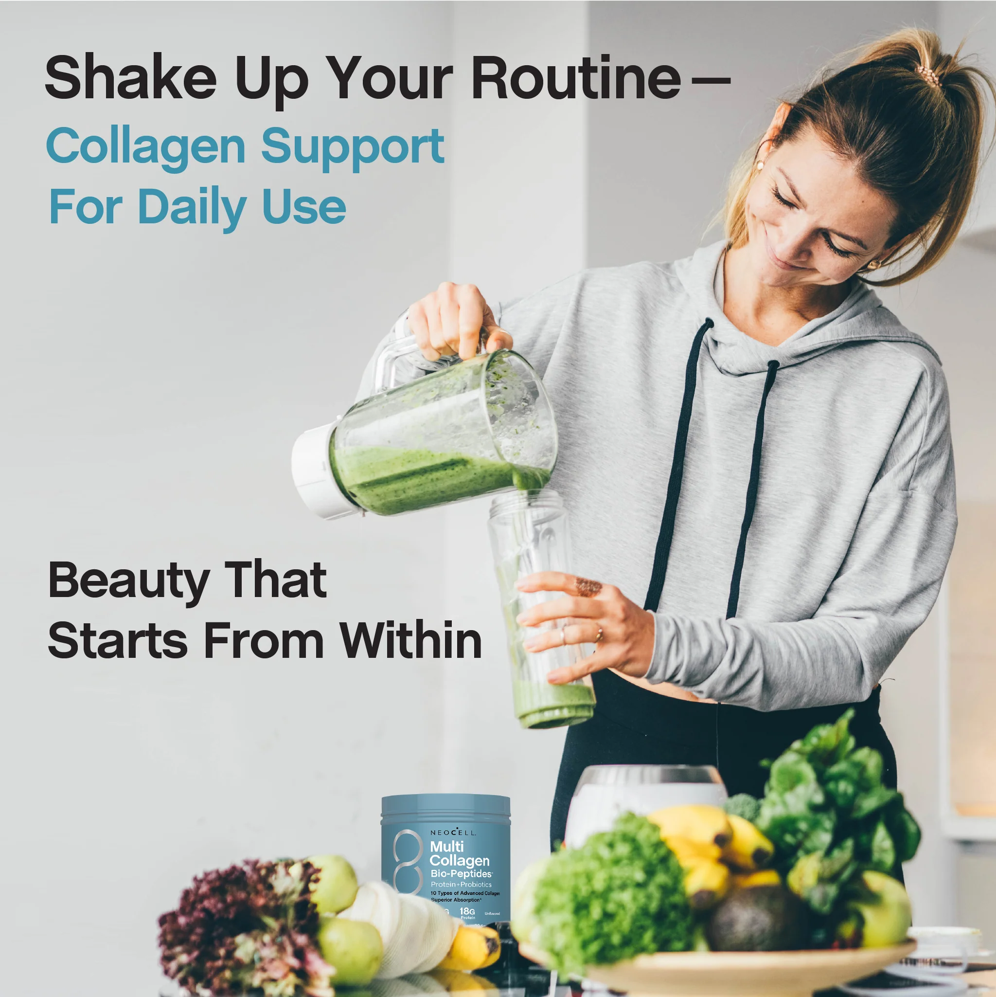 Multi Collagen Advanced Bio-Peptides, 22 oz (623 g) Powder - Image 7