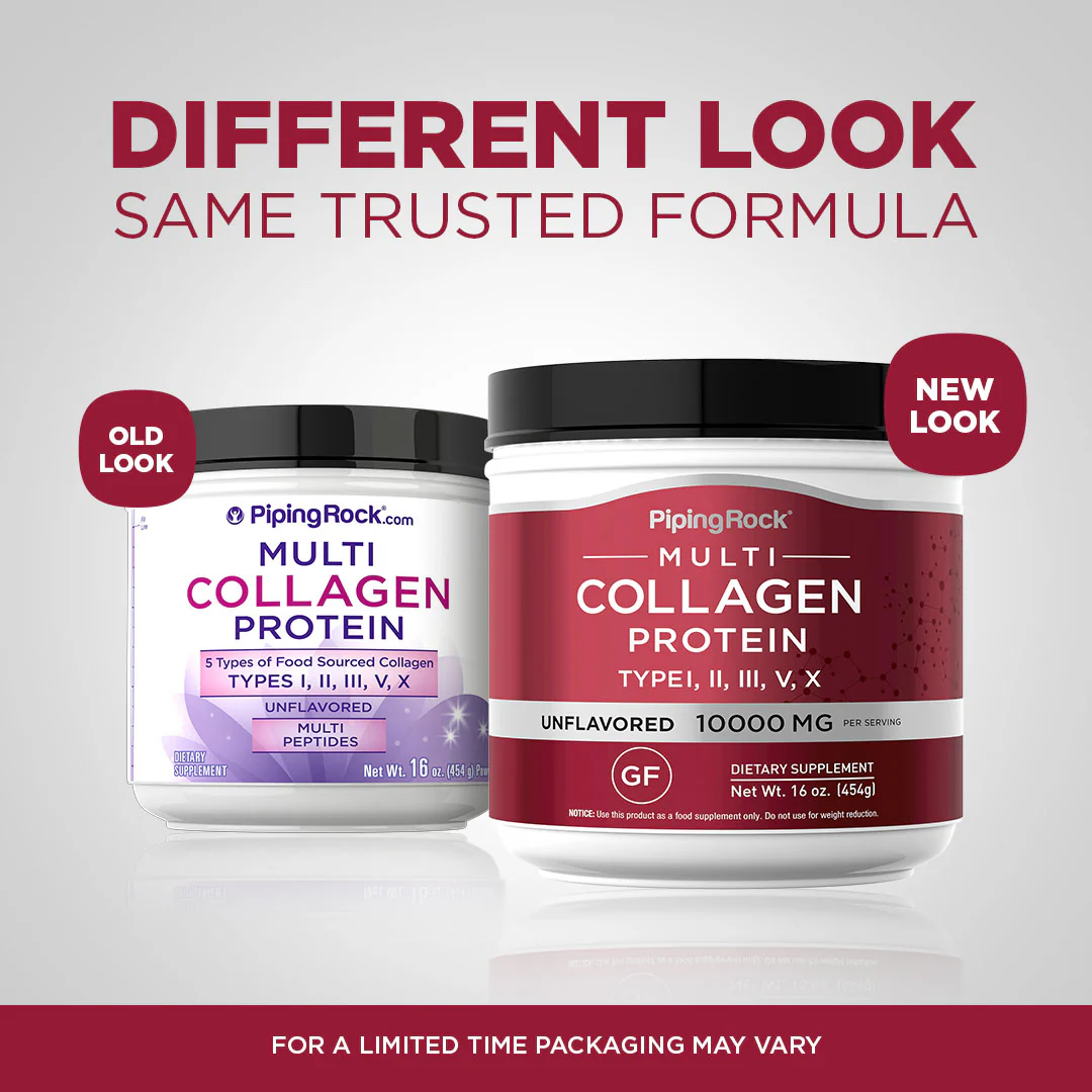 Multi Collagen Protein Powder, 10,000 mg (per serving), 16 oz (454 g) Bottle - Image 4