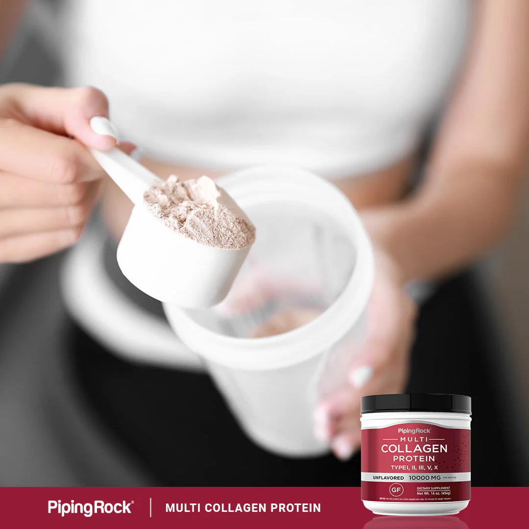 Multi Collagen Protein Powder, 10,000 mg (per serving), 16 oz (454 g) Bottle - Image 8