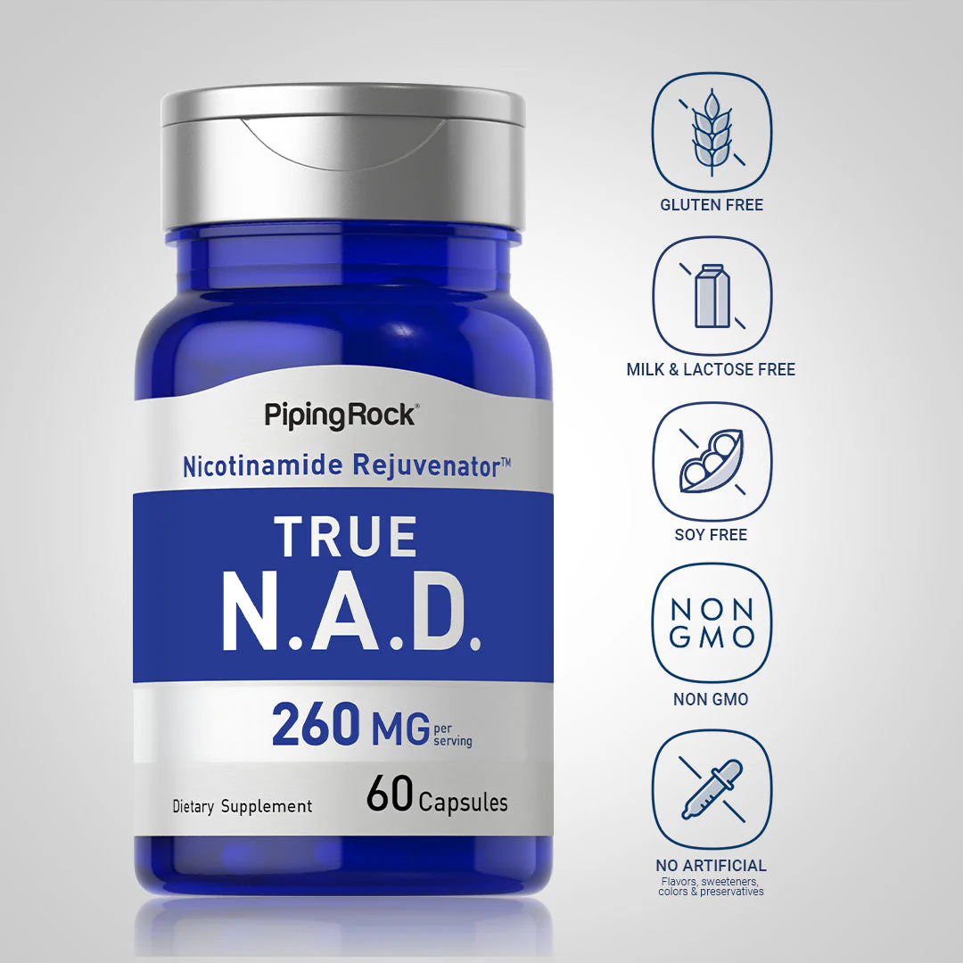 NAD, 260 mg (per serving), 60 Quick Release Capsules, 2  Bottles - Image 5