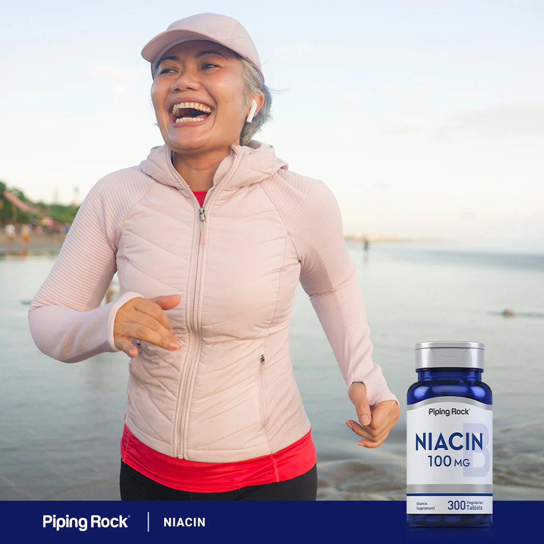 Niacin, 100 mg, 300 Vegetarian Tablets - Image 7