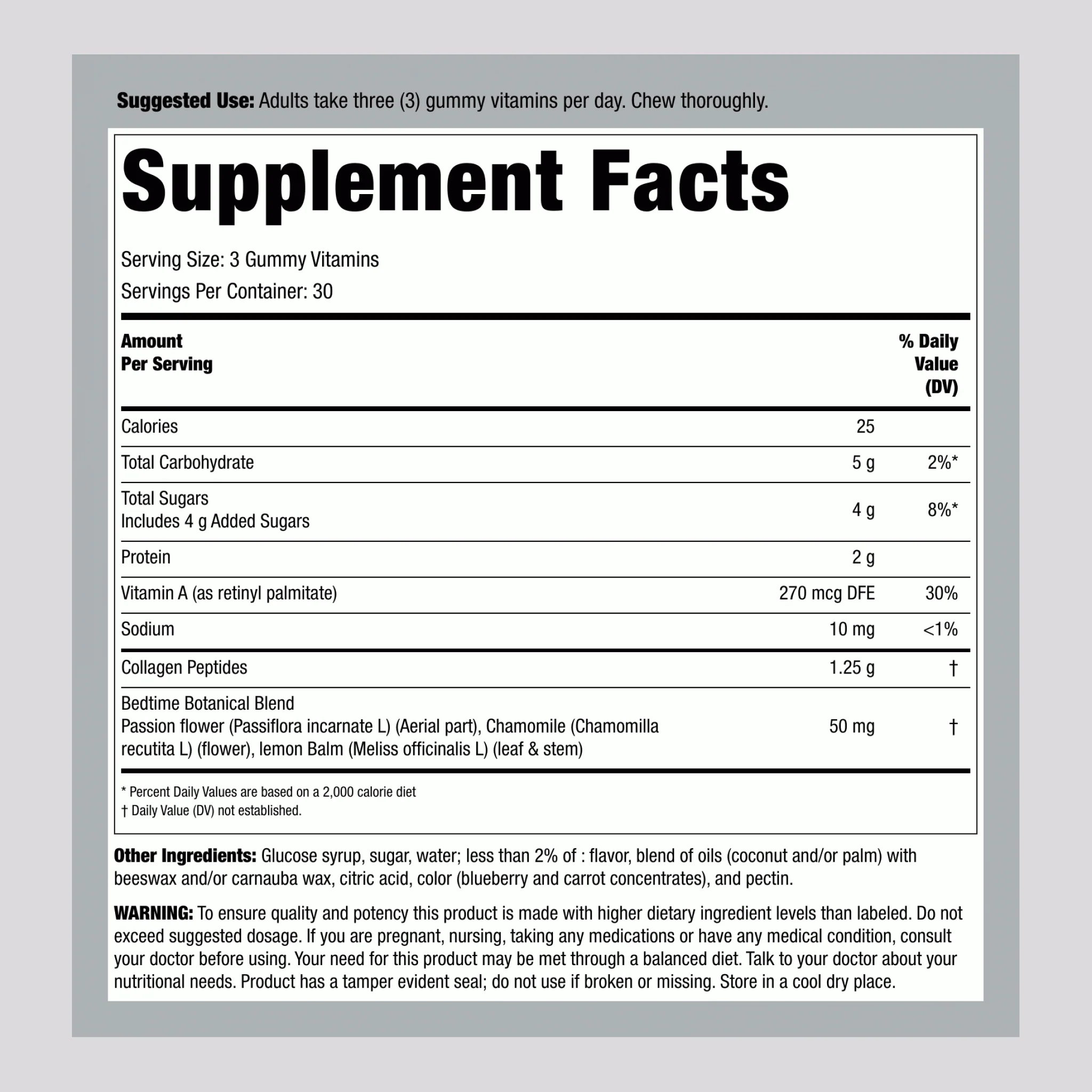 Nighttime Skin Support (Blackberry Lavender), 90 Gummies - Image 2