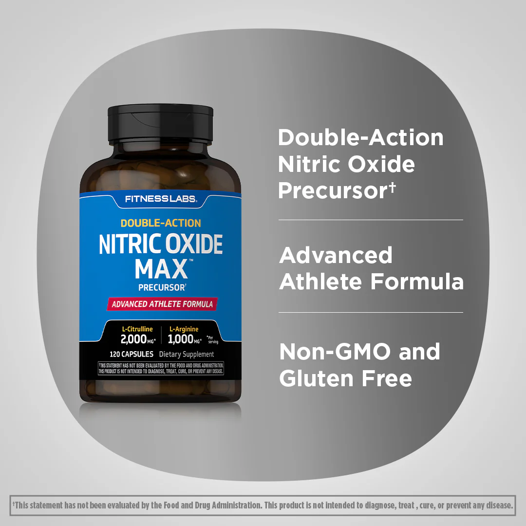 Nitric Oxide Max, 120 Capsules - Image 4
