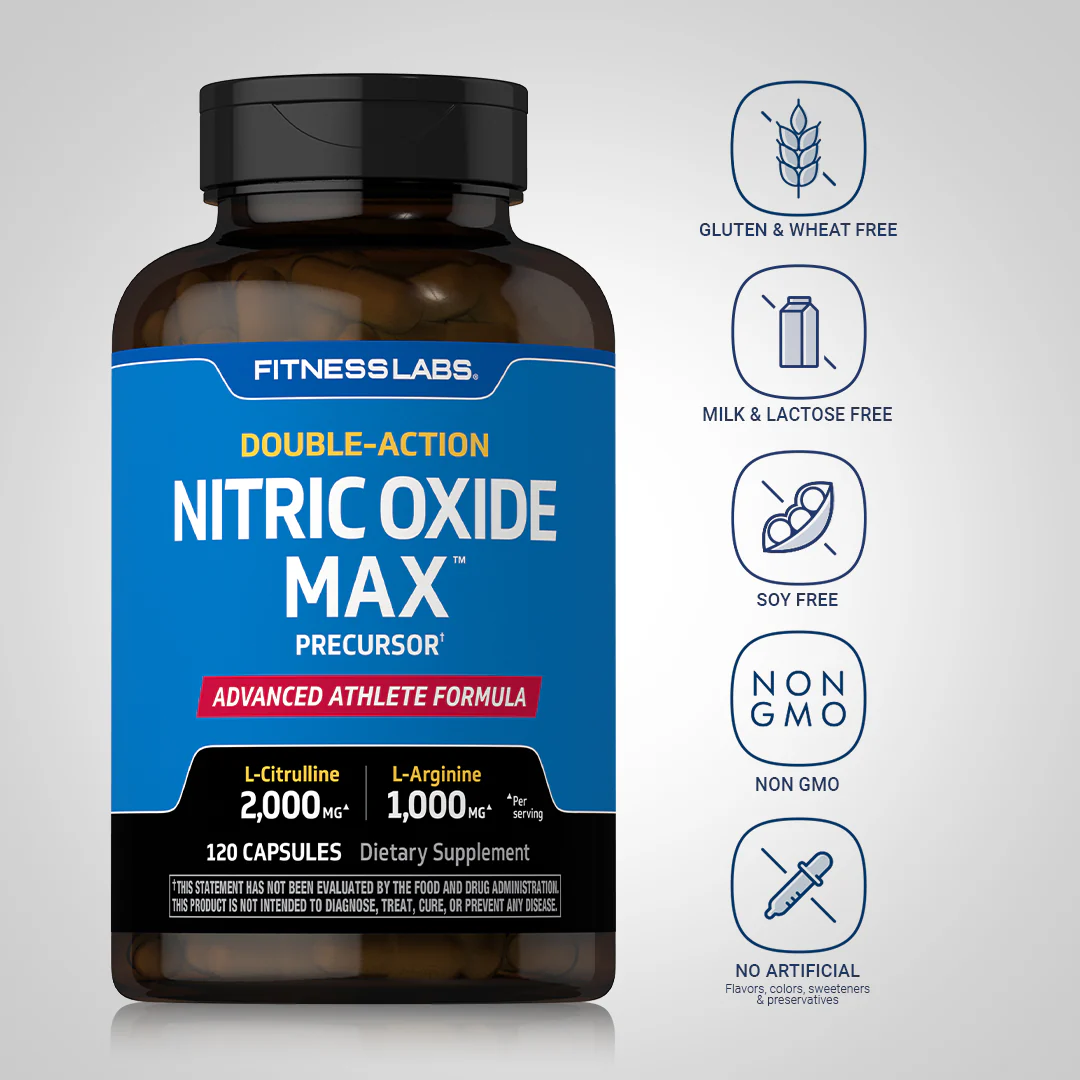 Nitric Oxide Max, 120 Capsules - Image 5