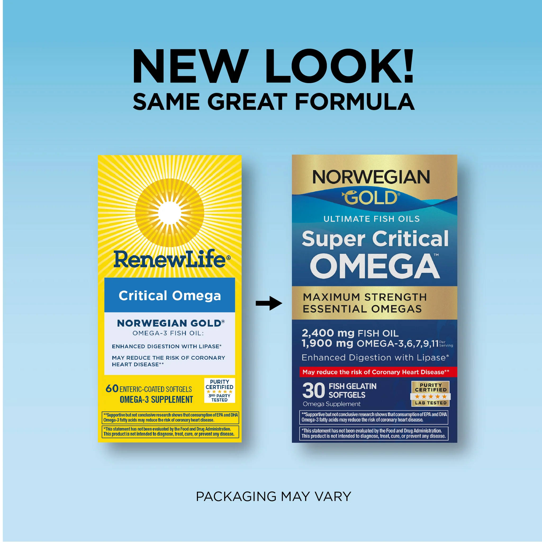 Norwegian Gold Super Critical Omega, 30 Fish Gelatin Softgels - Image 4