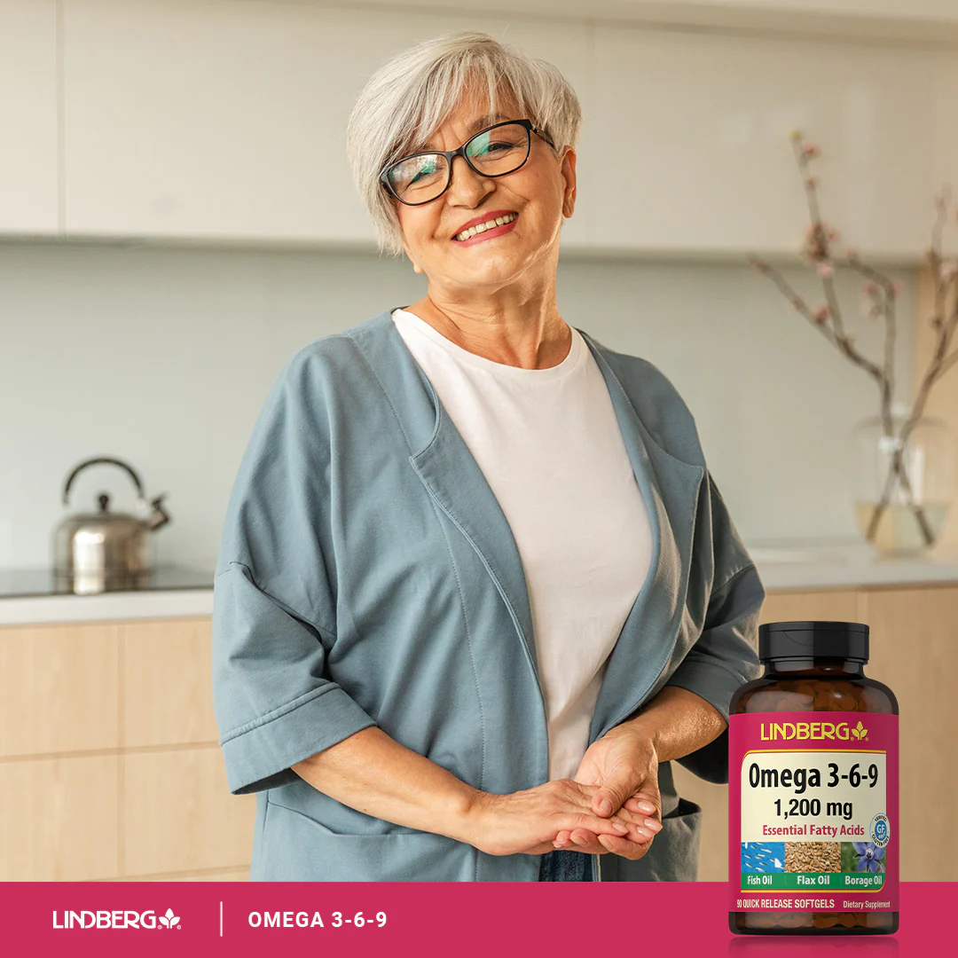 Omega 3-6-9 Fish, Flax & Borage, 1200 mg, 90 Softgels - Image 6