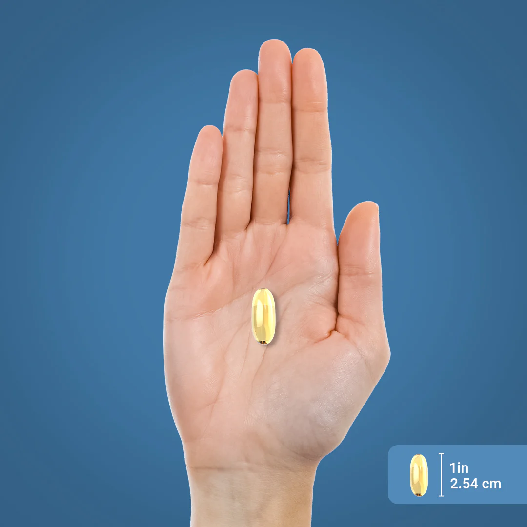 Omega-3 Fish Oil Lemon Flavor, 1000 mg, 240 Quick Release Softgels - Image 3