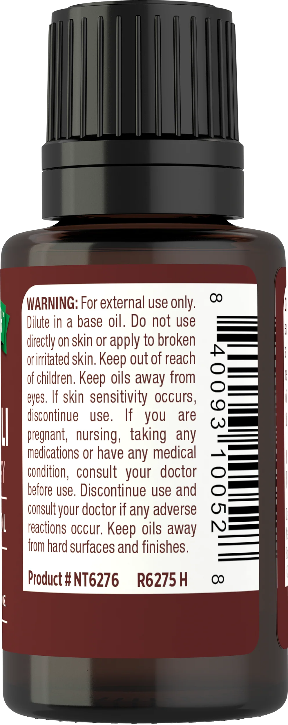 Patchouli Pure Essential Oil, 1/2 fl oz (15 mL) Dropper Bottle - Image 3