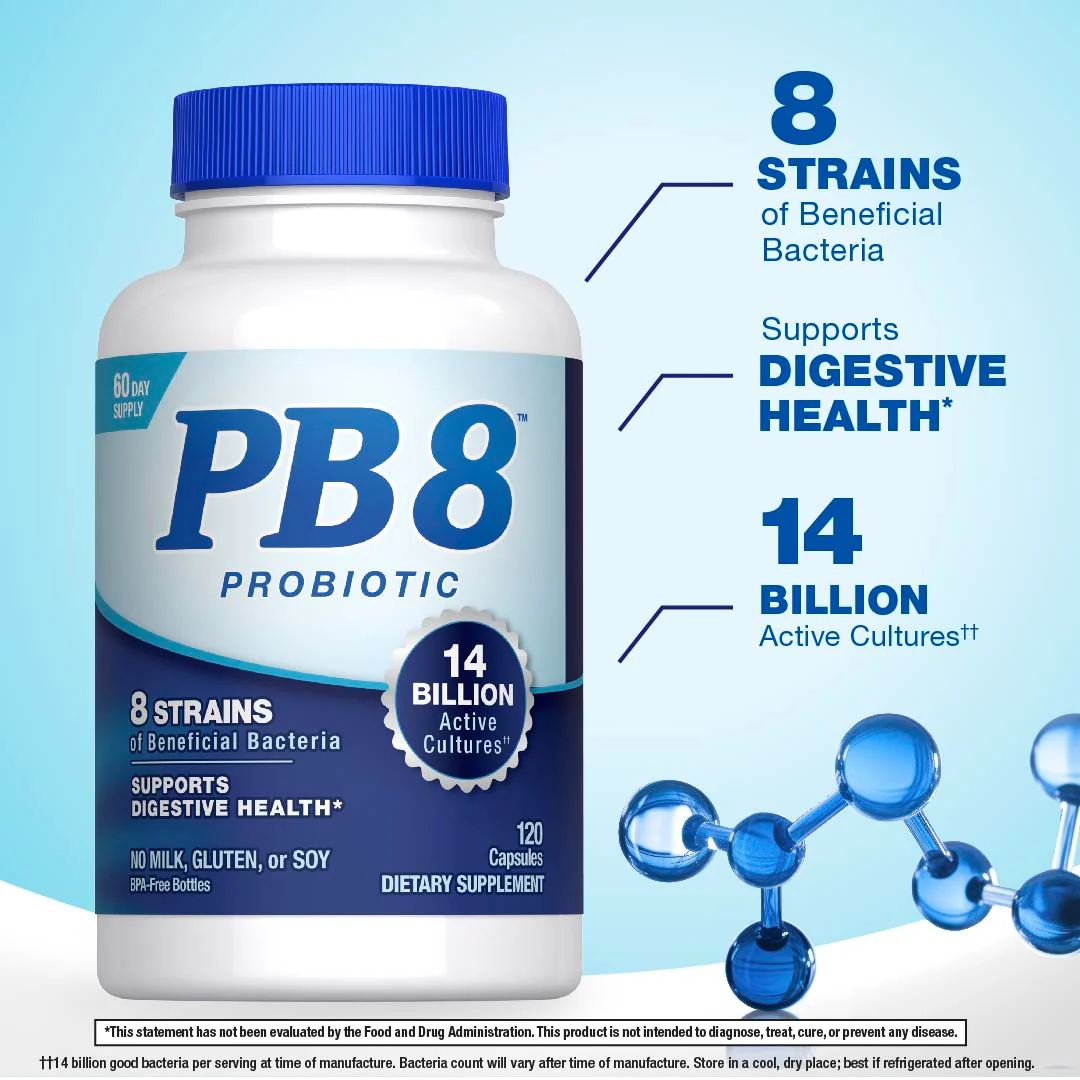 PB8™ Original Probiotic Supplement, 120 Capsules - Image 5