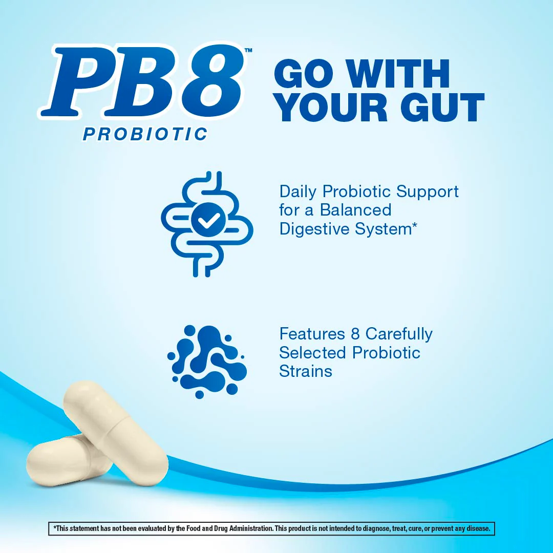 PB8™ Original Probiotic Supplement, 120 Capsules - Image 6