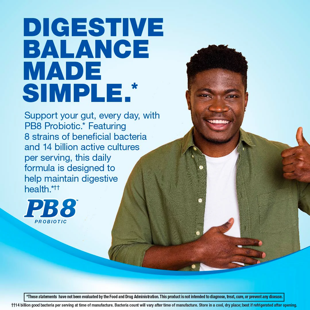 PB8™ Vegetarian Probiotic Supplement, 120 Vegetarian Capsules - Image 8