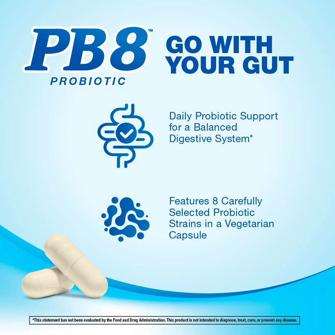 PB8™ Vegetarian Probiotic Supplement, 60 Vegetarian Capsules - Image 6
