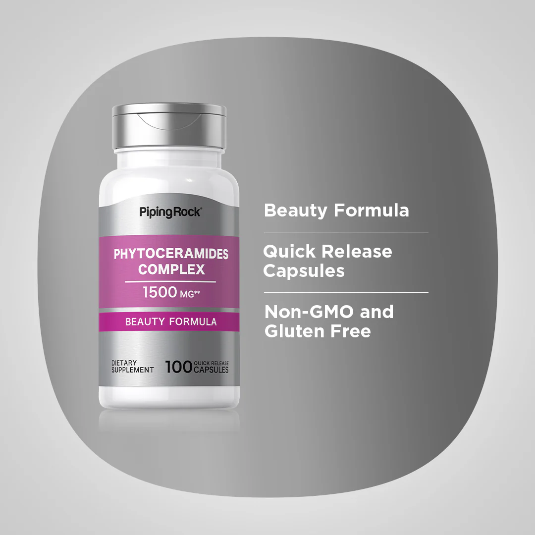 Phytoceramides Complex, 1500 mg, 100 Quick Release Capsules, 2  Bottles - Image 3