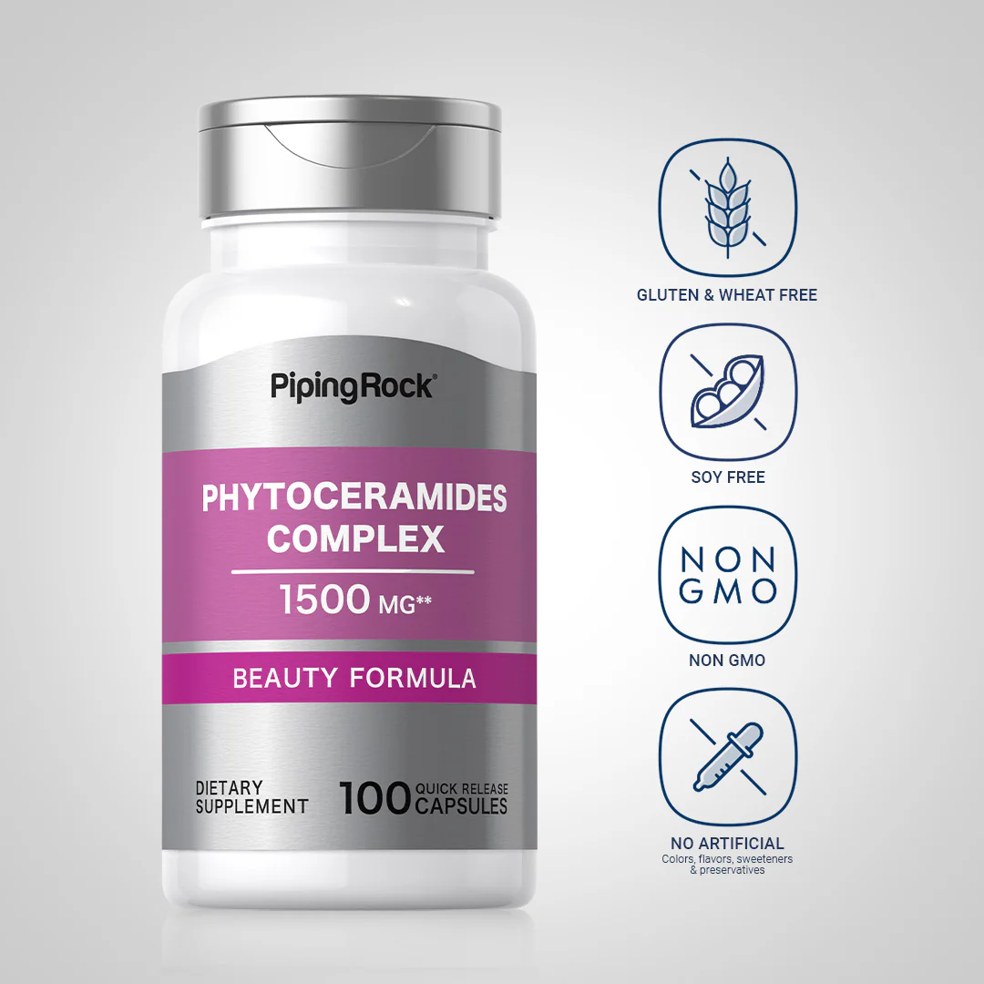 Phytoceramides Complex, 1500 mg, 100 Quick Release Capsules, 2  Bottles - Image 4