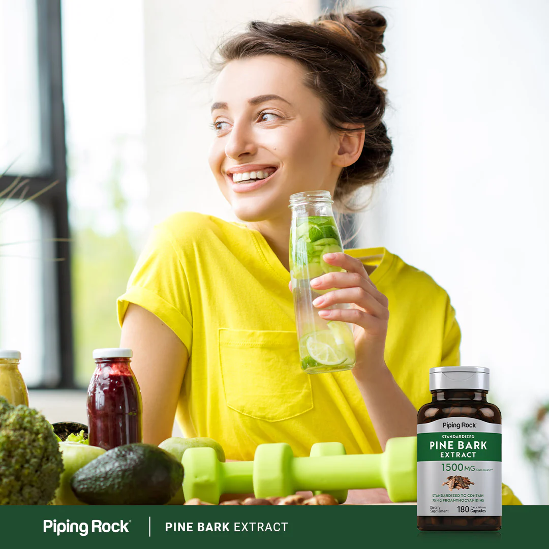 Pine Bark Extract, 1500 mg, 180 Quick Release Capsules - Image 7
