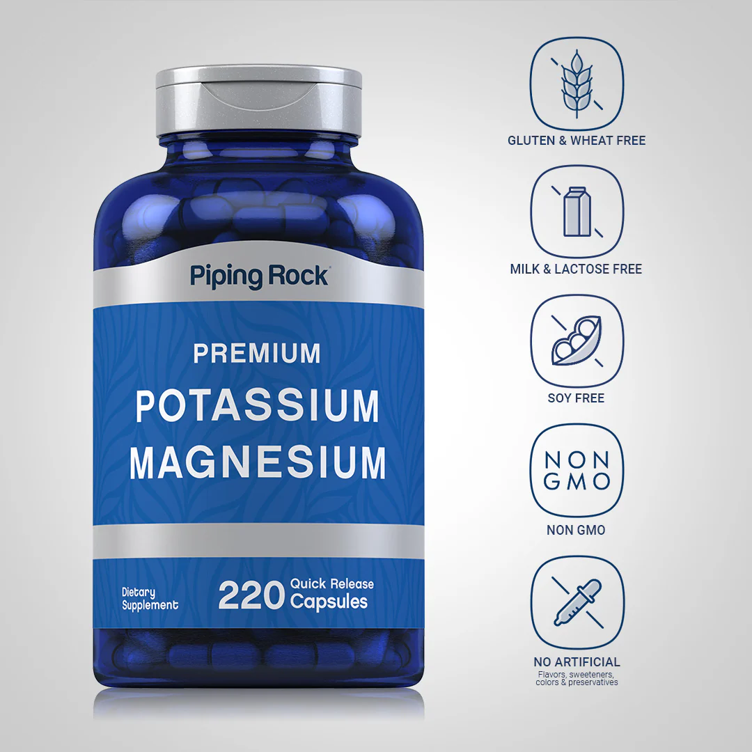 Potassium Magnesium, 220 Quick Release Capsules - Image 4