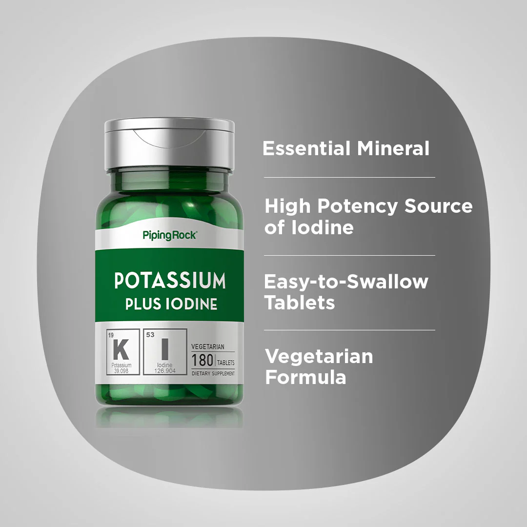 Potassium Plus Iodine, 180 Tablets - Image 5