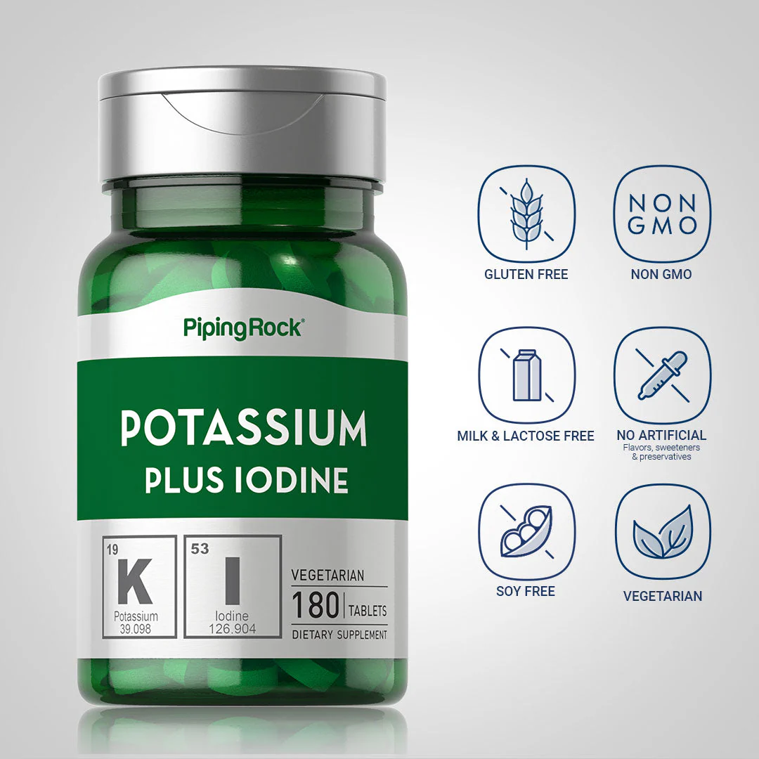 Potassium Plus Iodine, 180 Tablets, 2  Bottles - Image 6