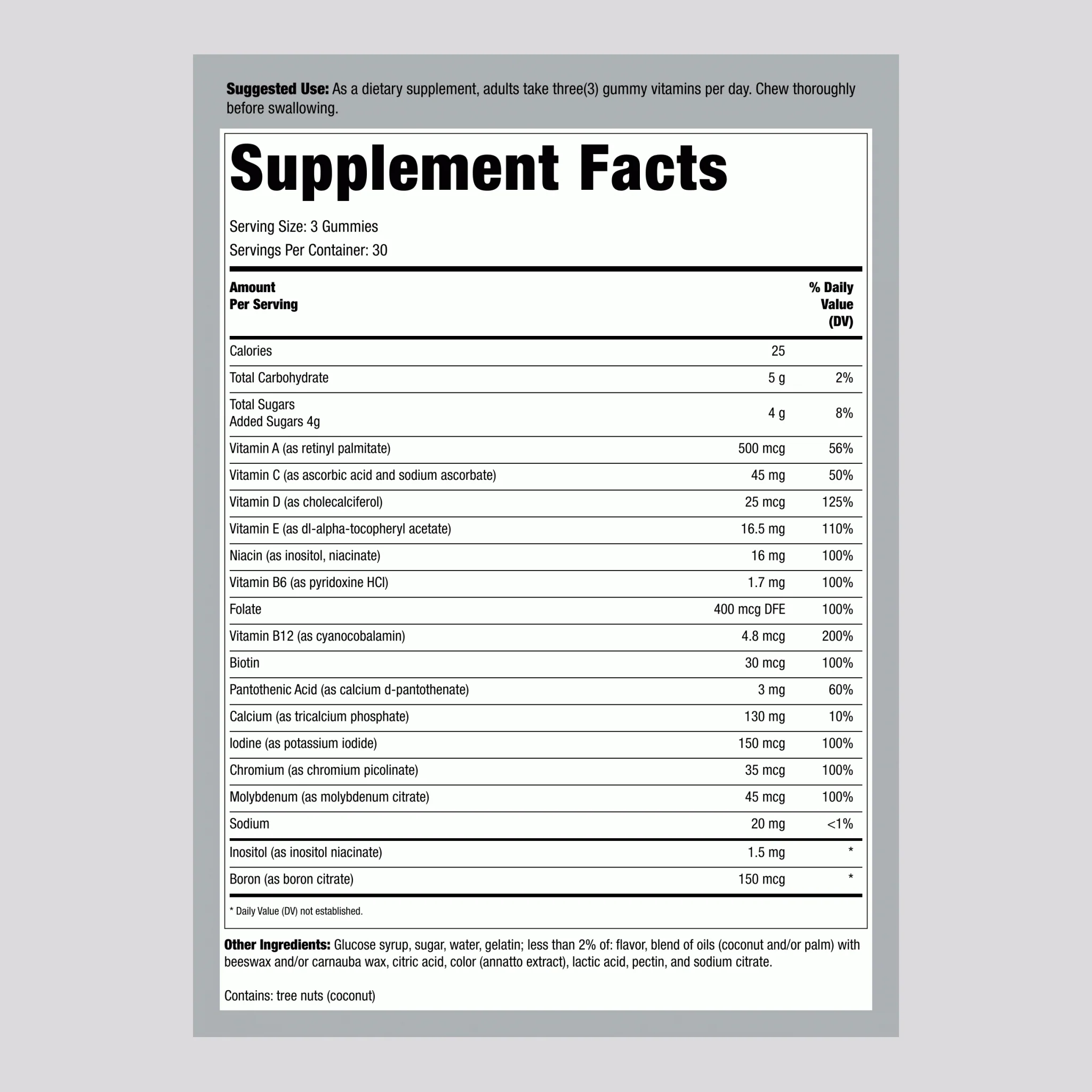 Power Plus Multivites, 90 Gummies - Image 2