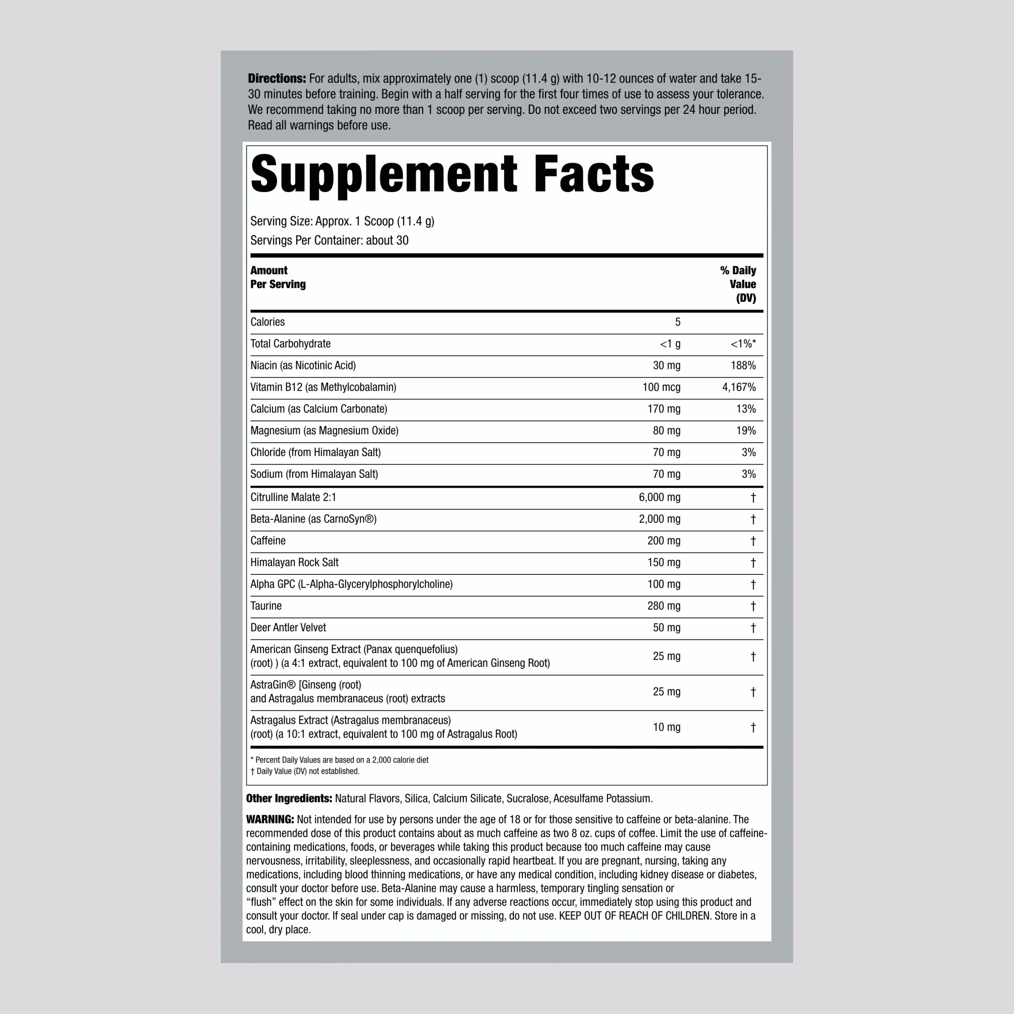 Pre-Workout Intensifier (Juiced Fruit Pump), 12.063 oz (343 g) Bottle, 2  Bottles - Image 2