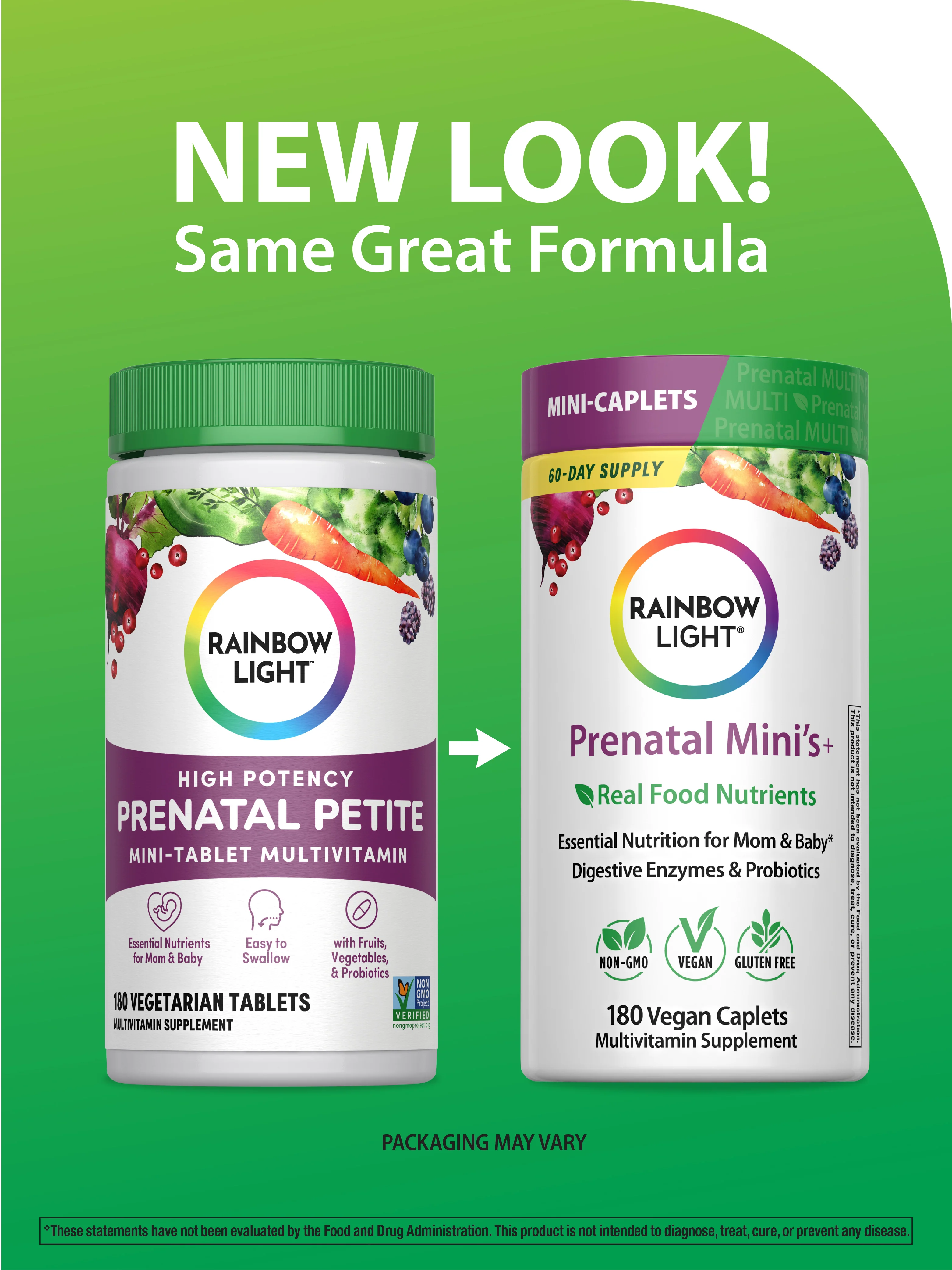 Prenatal Multi Mini's + Real Food Nutrients, 180 Mini Tablets - Image 4