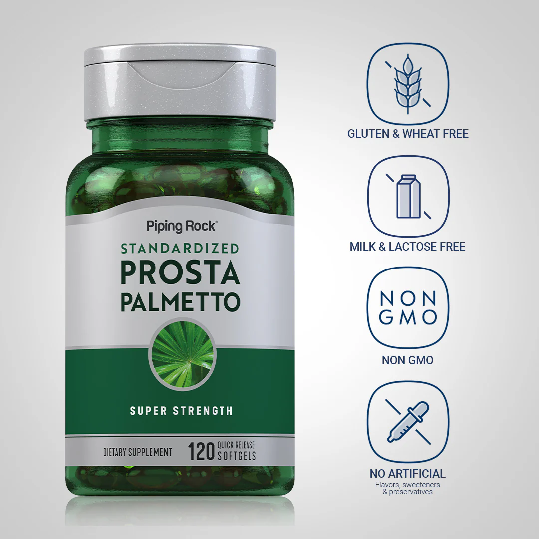 Prosta Palmetto Super Strength, 120 Quick Release Softgels - Image 4