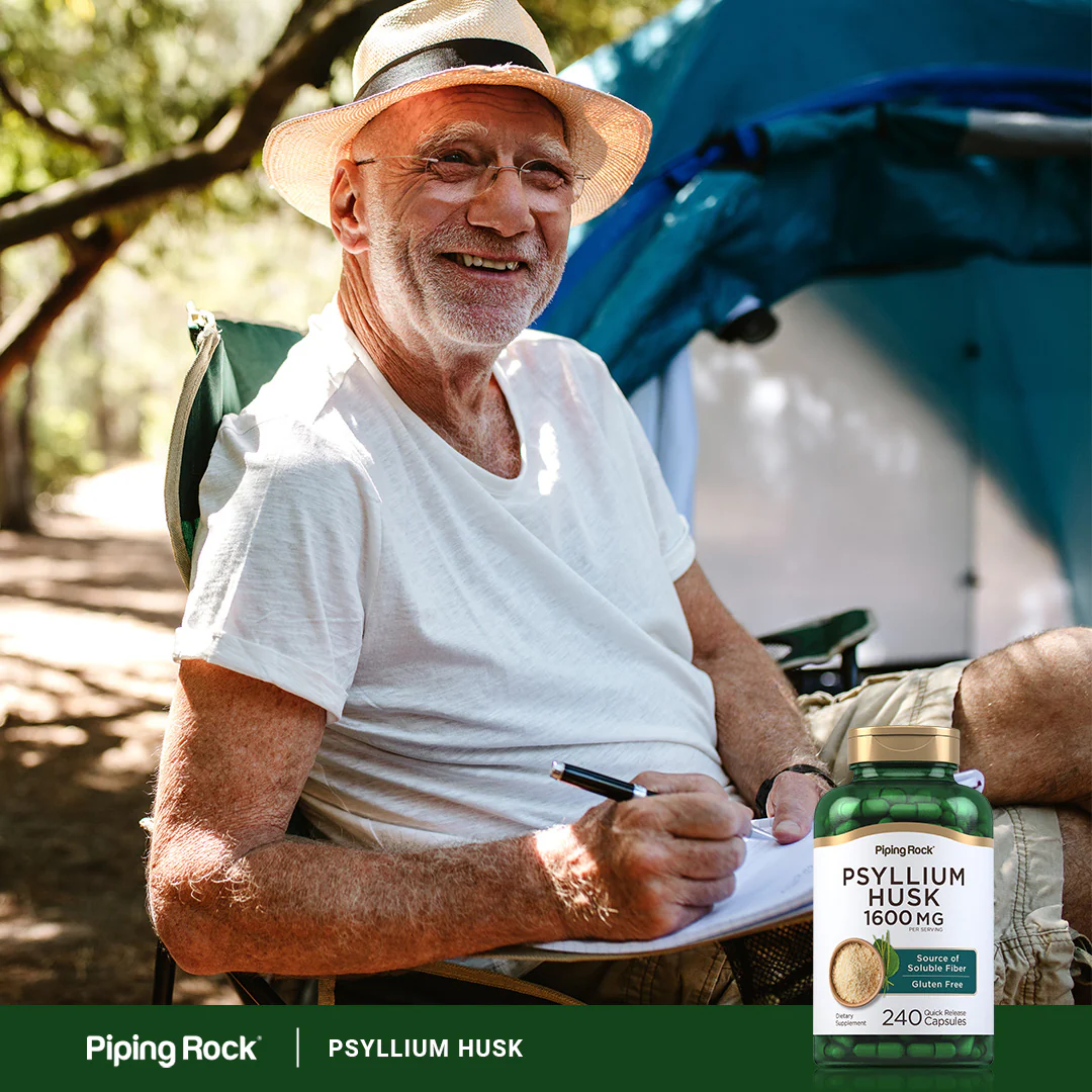 Psyllium Husks, 1600 mg (per serving), 240 Quick Release Capsules - Image 7