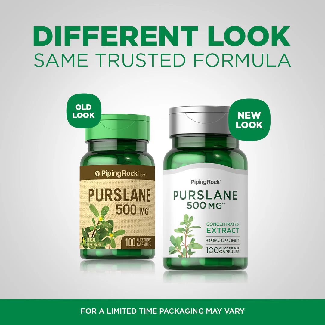 Purslane, 500 mg, 100 Quick Release Capsules - Image 4
