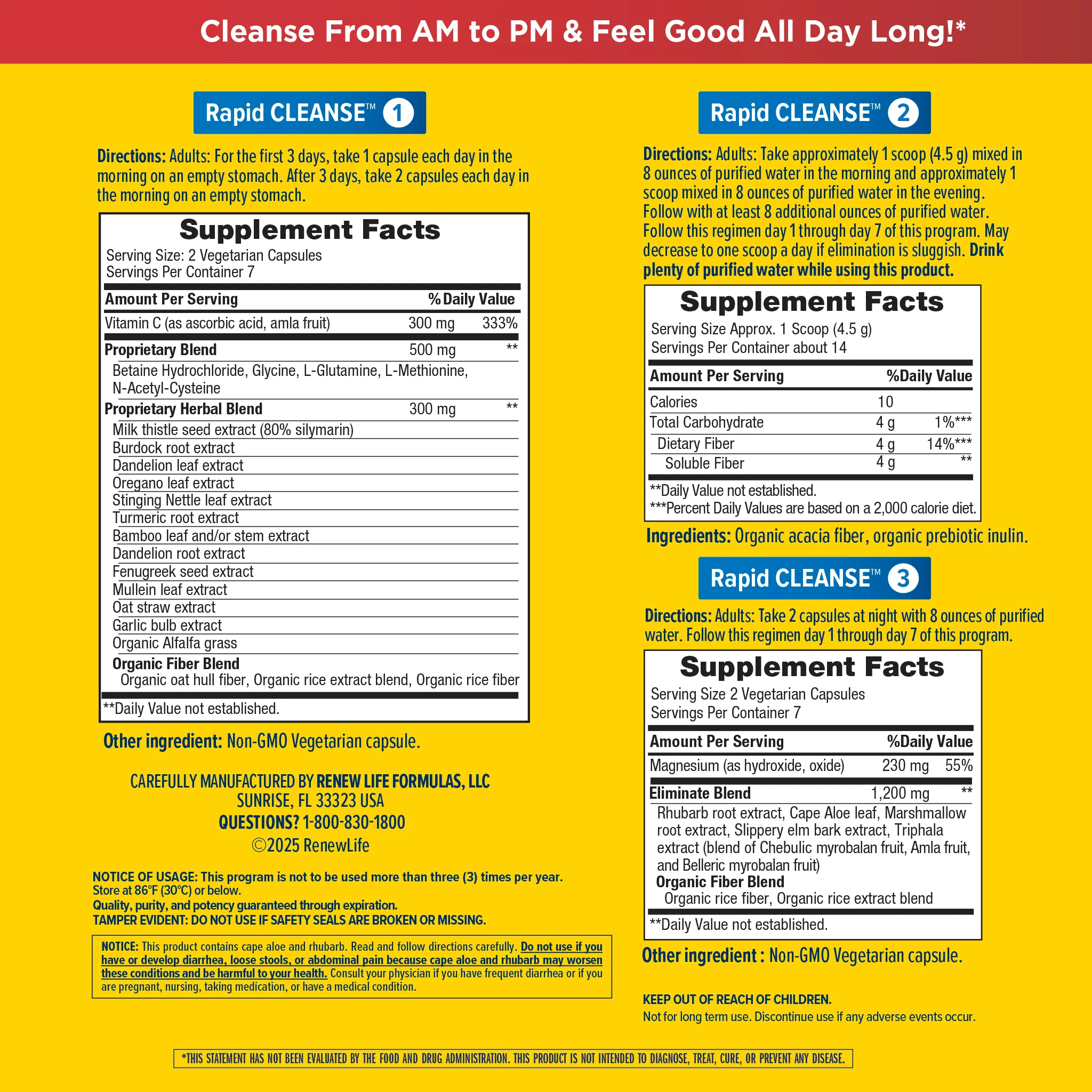 Rapid Cleanse Total Body Cleanse Kit, 7 Day Program - Image 3