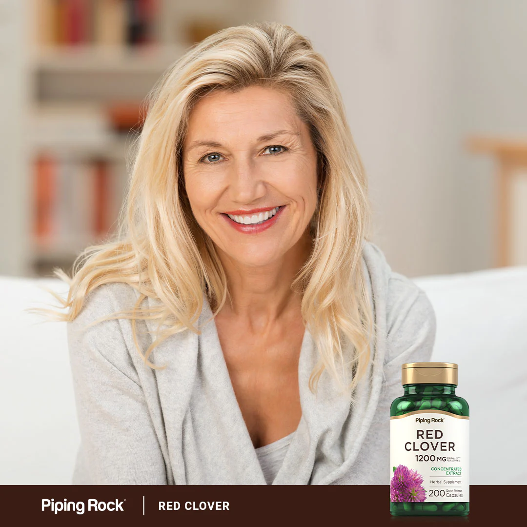 Red Clover, 1200 mg (per serving), 200 Quick Release Capsules - Image 7