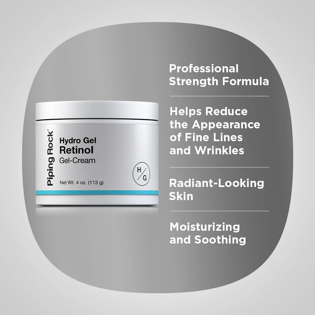 Retinol Gel Cream, 4 oz (113 g) Jar - Image 3