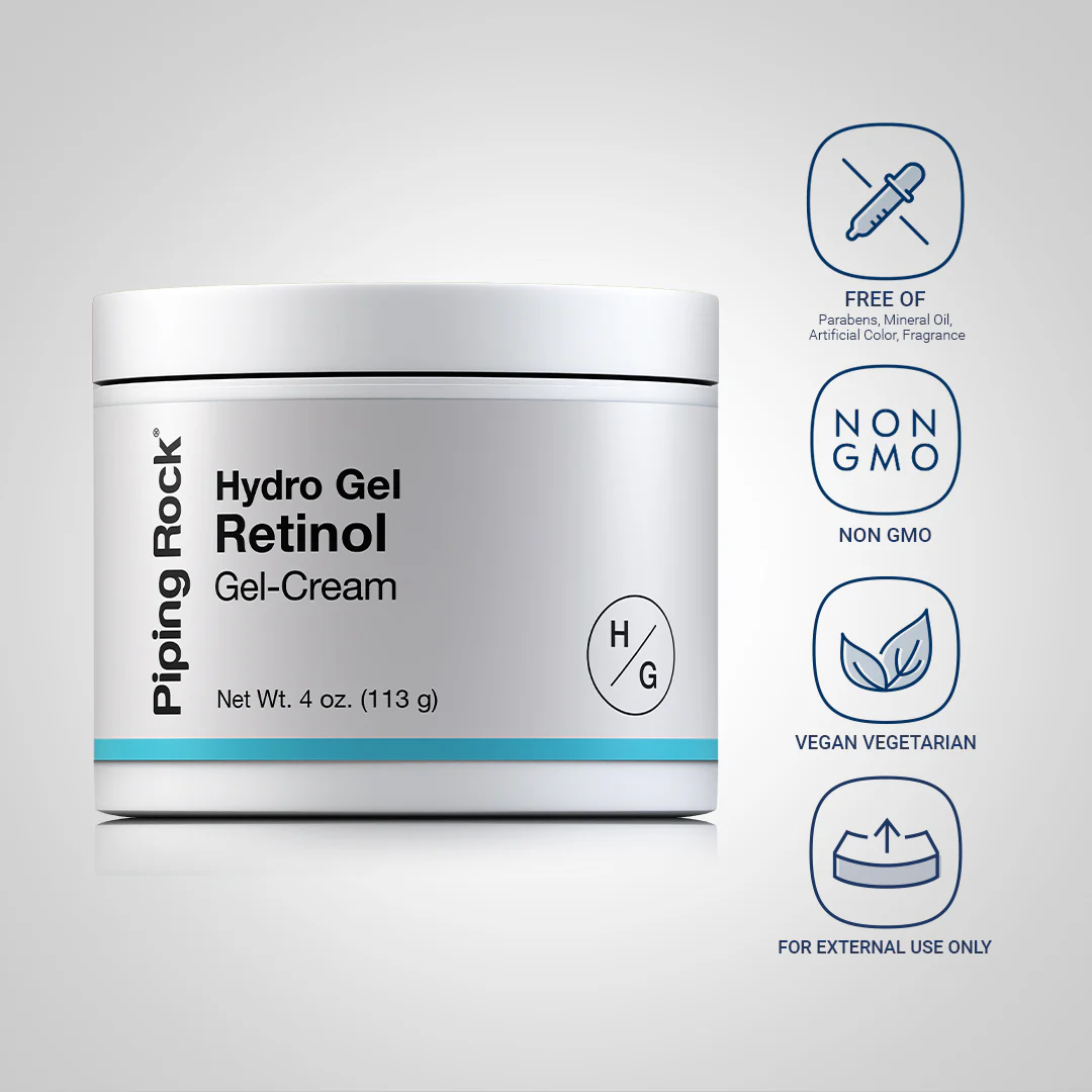 Retinol Gel Cream, 4 oz (113 g) Jar - Image 4