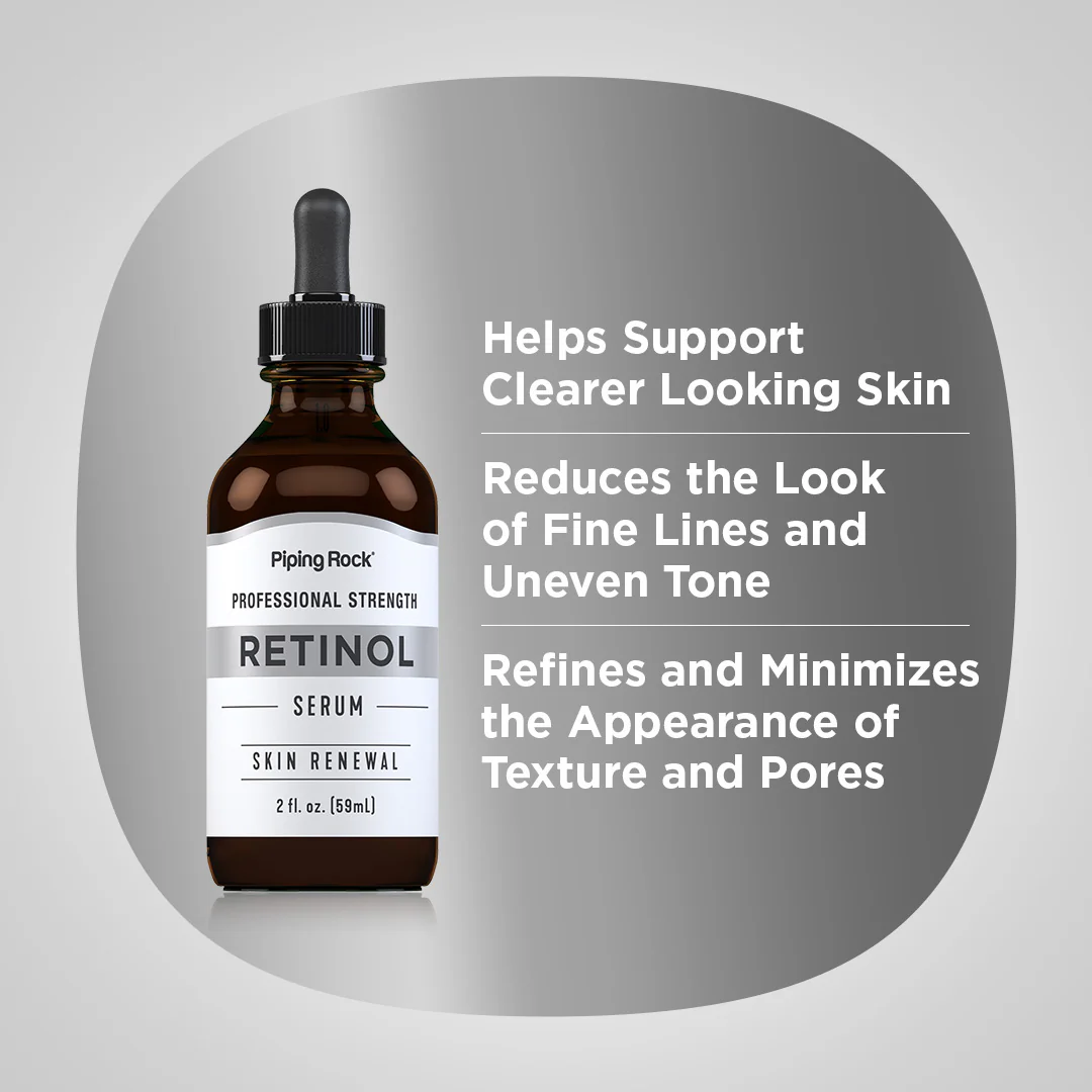 Retinol Serum, 2 fl oz (59 mL) Dropper Bottle - Image 3