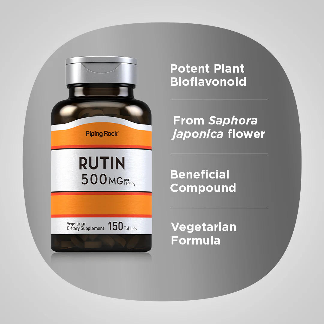 Rutin, 500 mg, 150 Tablets, 2  Bottles - Image 3