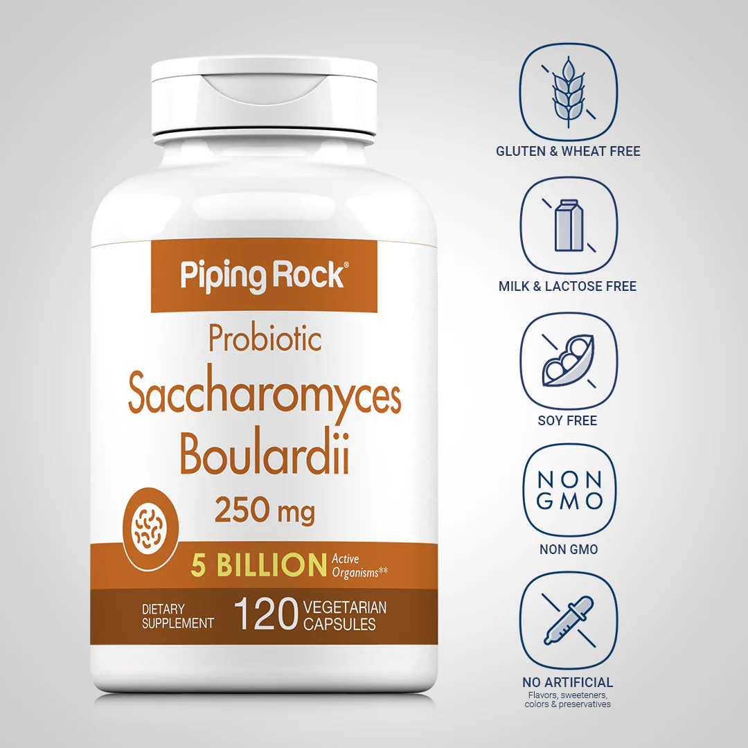 Saccharomyces Boulardii 5 Billion CFU, 120 Vegetarian Capsules - Image 4