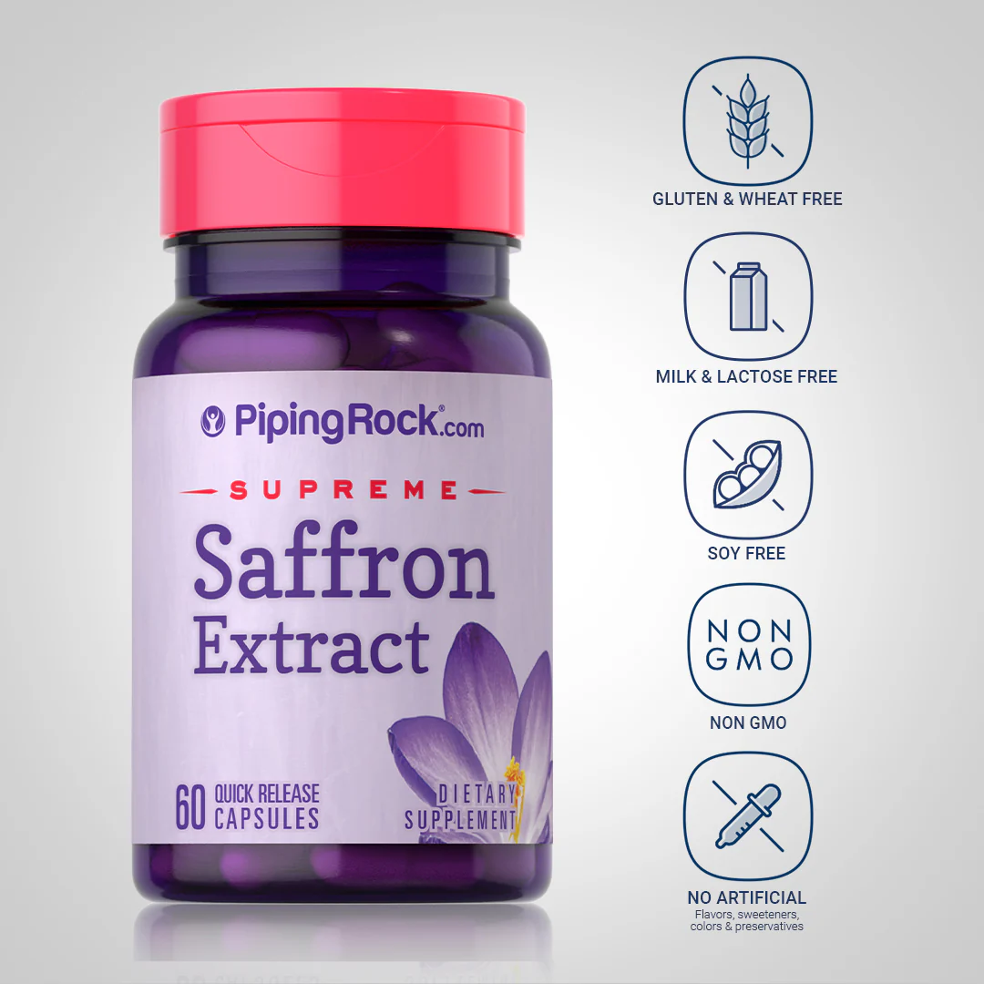 Saffron Extract, 88.5 mg, 60 Quick Release Capsules - Image 5