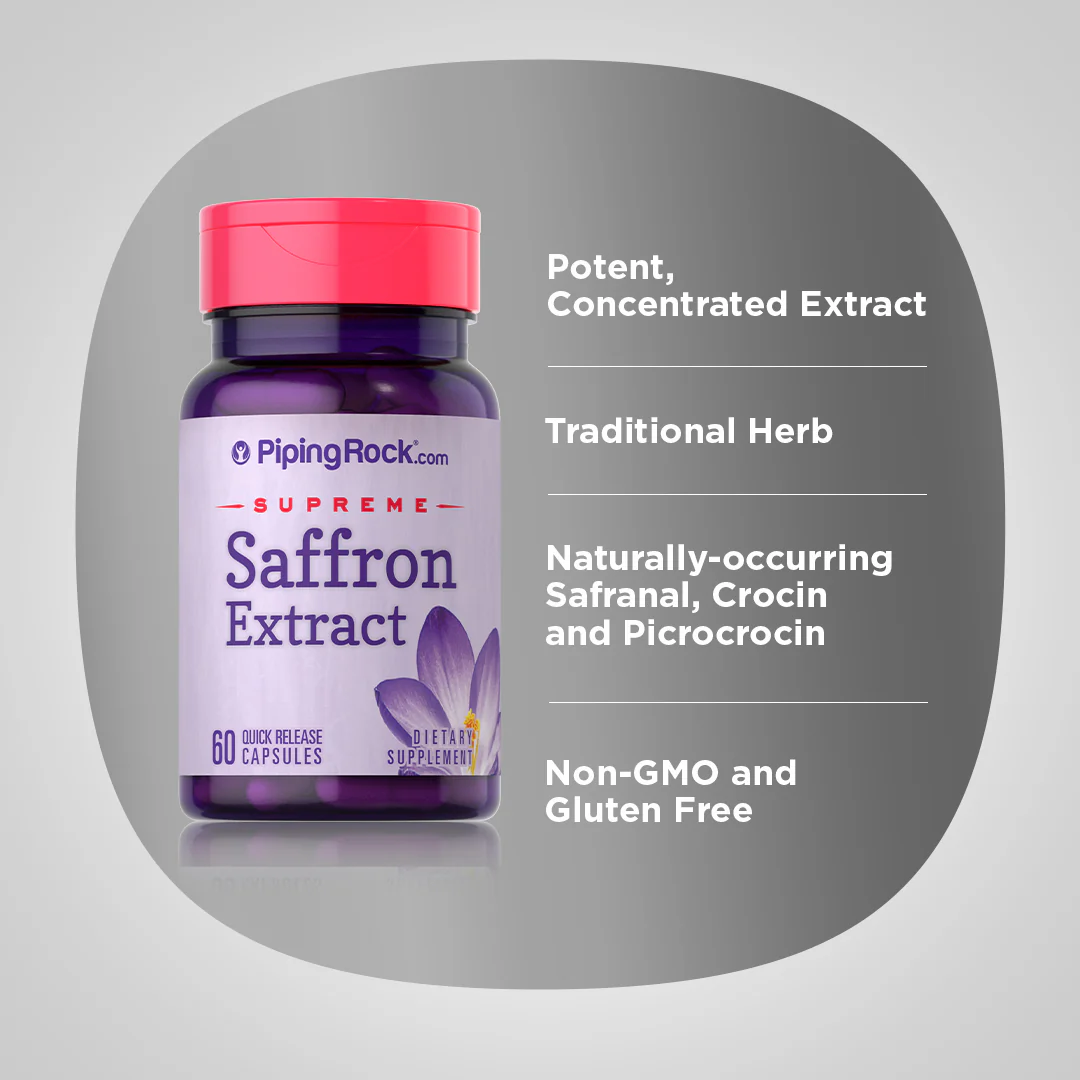Saffron Extract, 88.5 mg, 60 Quick Release Capsules, 2  Bottles - Image 4