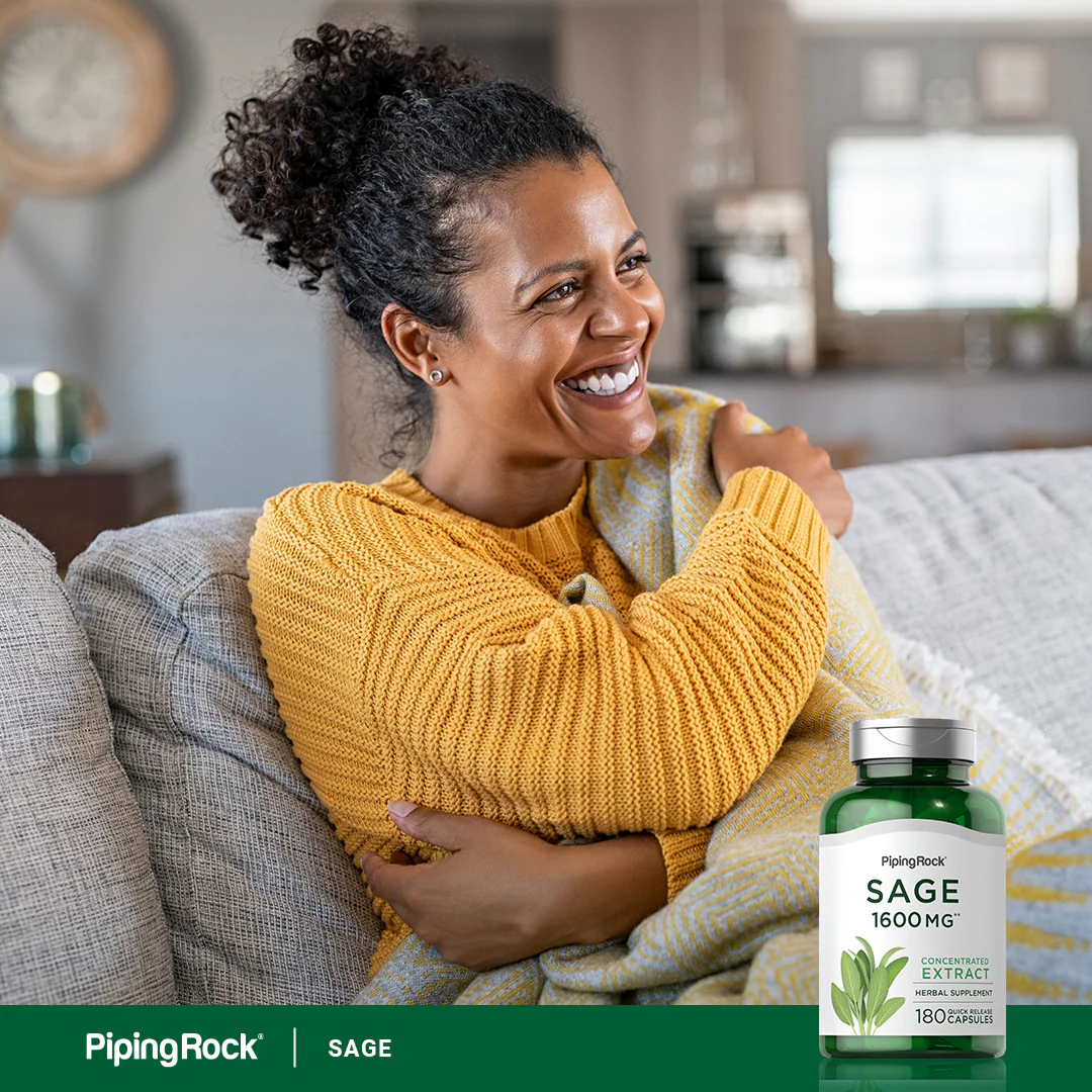 Sage, 1600 mg, 180 Quick Release Capsules - Image 7