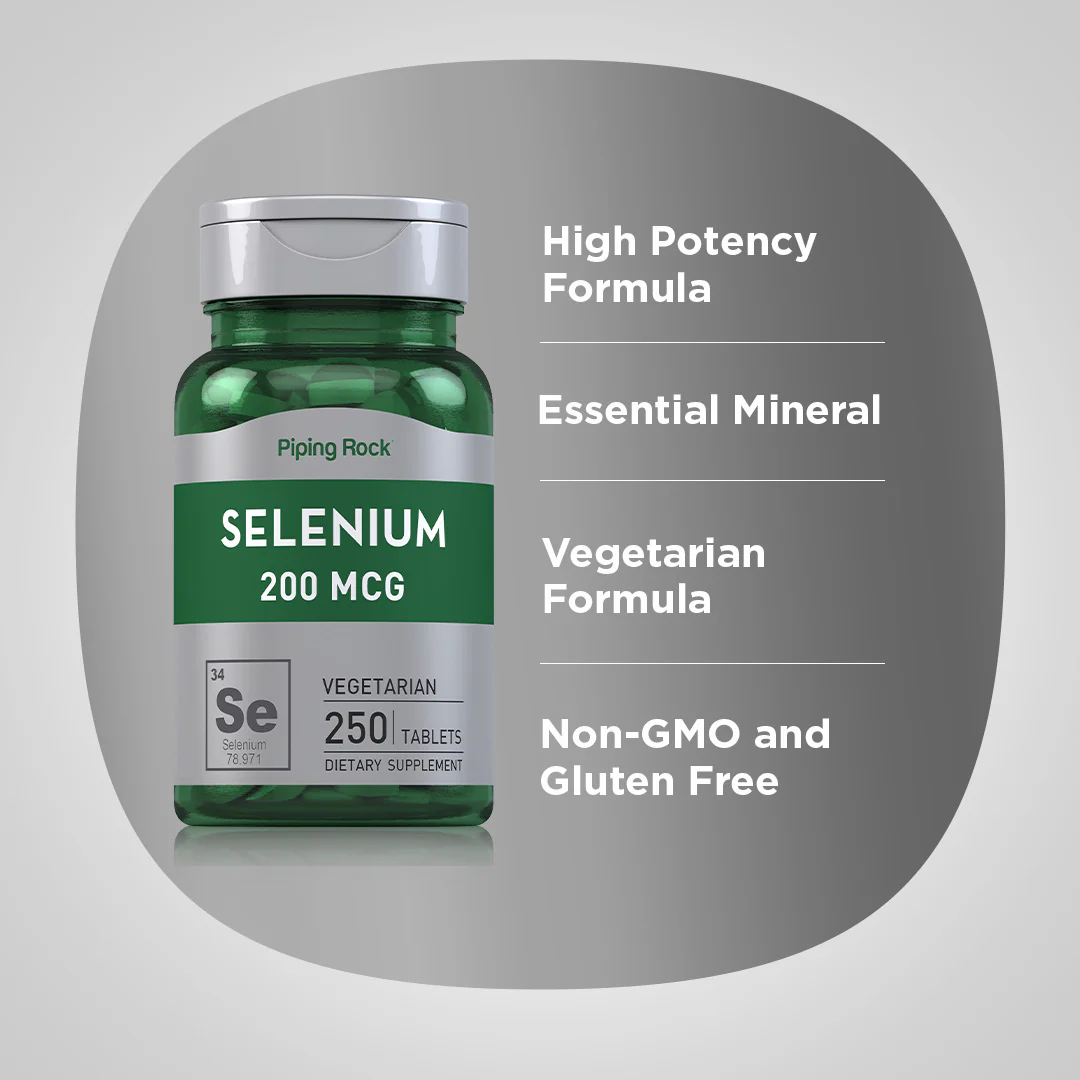 Selenium, 200 mcg, 250 Tablets - Image 4