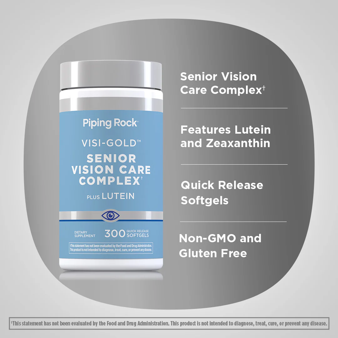 Senior Vision Care Complex, 300 Quick Release Softgels - Image 3