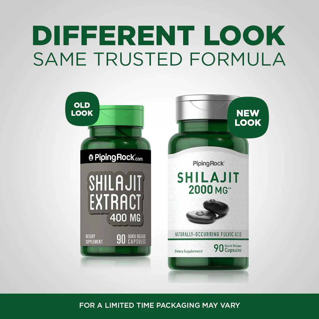 Shilajit Extract, 2000 mg, 90 Quick Release Capsules, 2  Bottles - Image 4