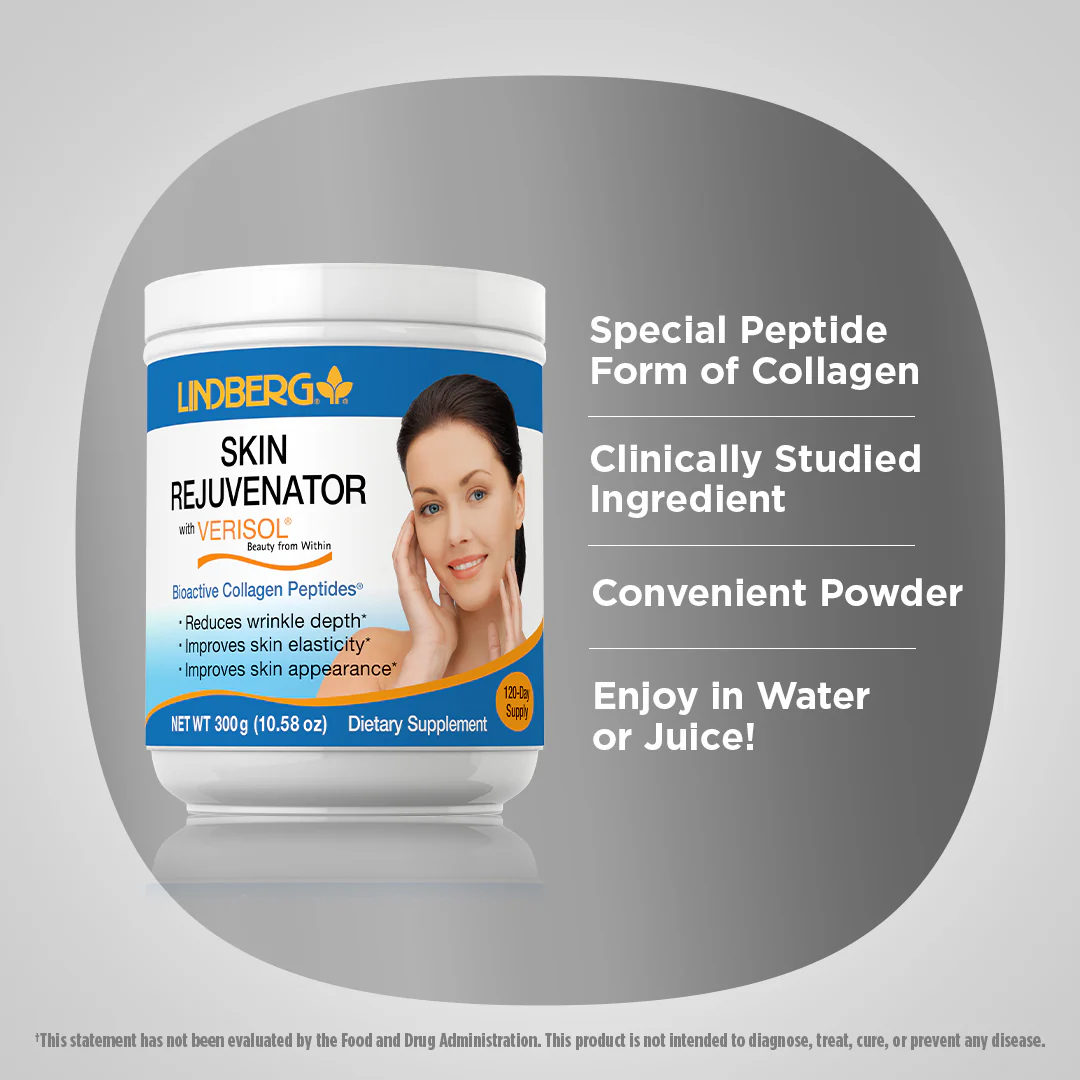 Skin Rejuvenator with Verisol Bioactive Collagen Peptides Powder, 10.58 oz (300 g) Bottle - Image 3
