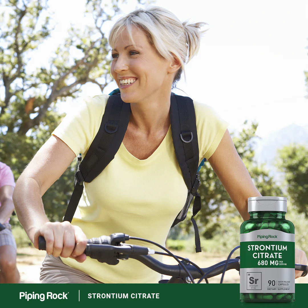Strontium Citrate, 680 mg (per serving), 90 Quick Release Capsules, 2  Bottles - Image 7